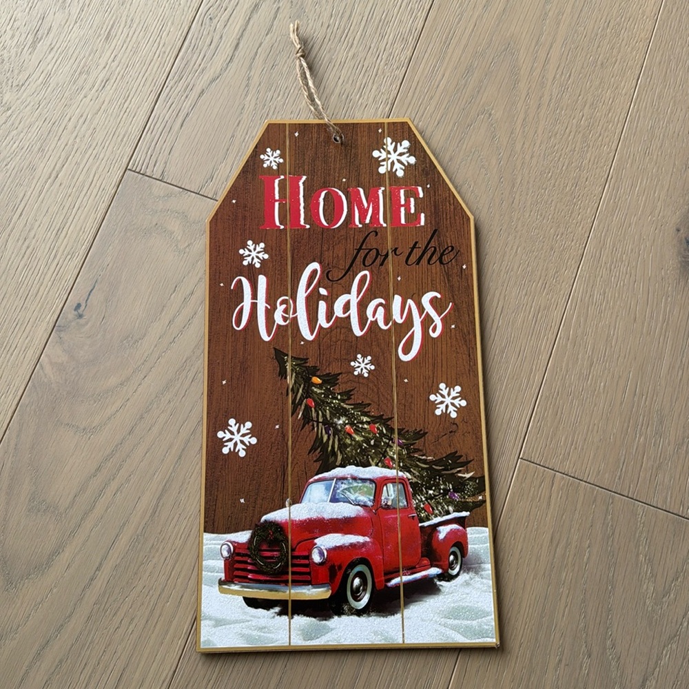 CHRISTMAS plaque